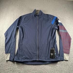 Rossignol Poursuite Softshell Jacket Mens 2XL Dark Navy Full Zip Ski Windbreaker